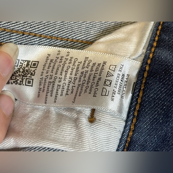 - Everlane Uniform Men’s The Skinny Jeans Blue Size 38x28 (36x24.5) - Picture 3 of 6